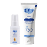 Gentle Touch Soothe & Protect Bundle – Massage Oil + Rash Cream