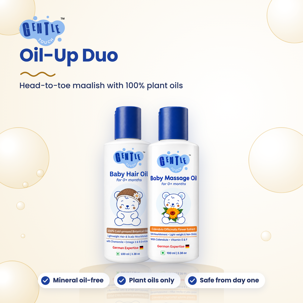 Oil-Up Duo | Baby Massage + Hair Oil