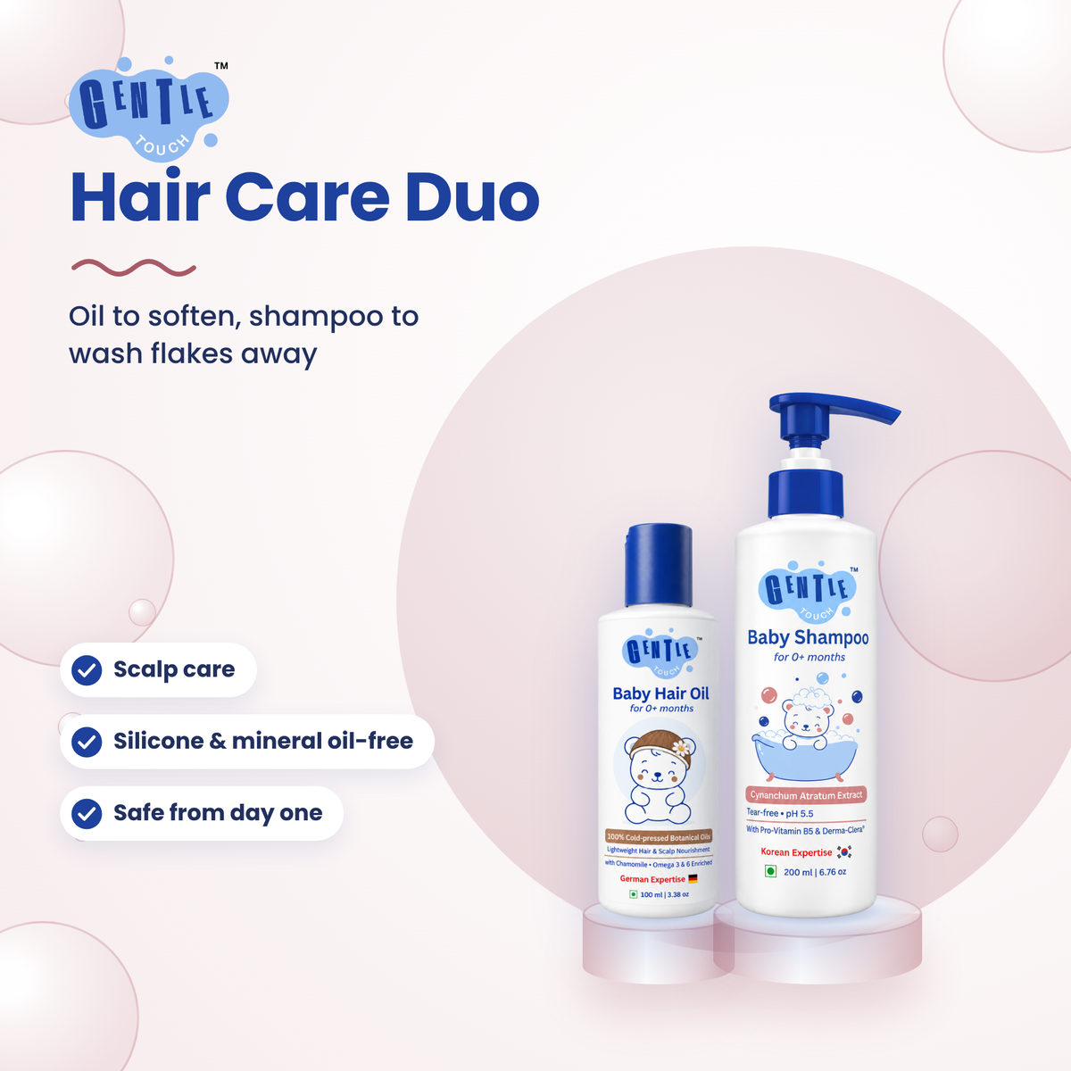 Hair Care Duo | Baby Hair Oil + Shampoo