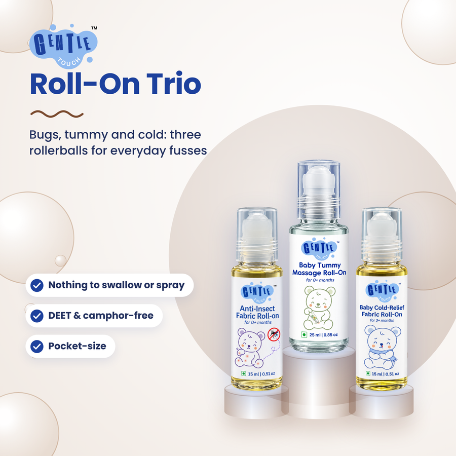 Roll-On Trio | Baby Insect, Tummy & Cold Care