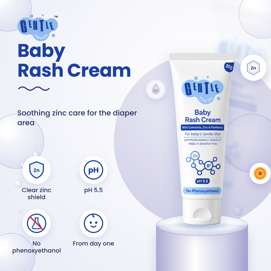 Baby Diaper Rash Cream | Zinc & Calendula