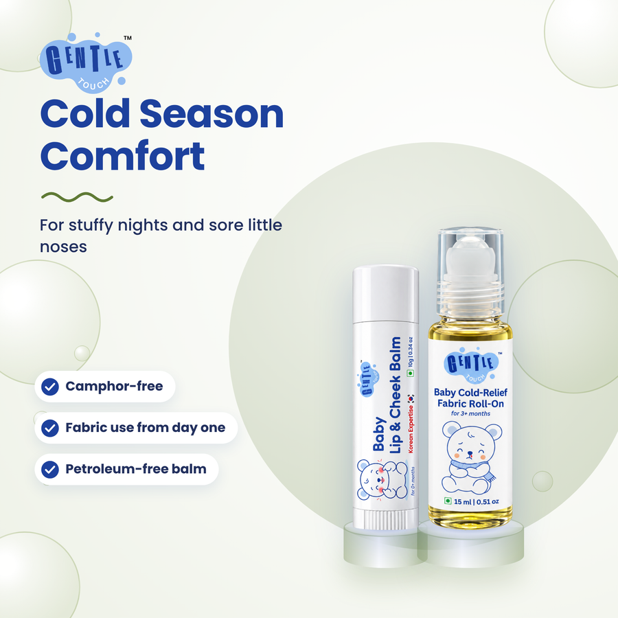 Cold Season Comfort | Baby Roll-On + Lip Balm