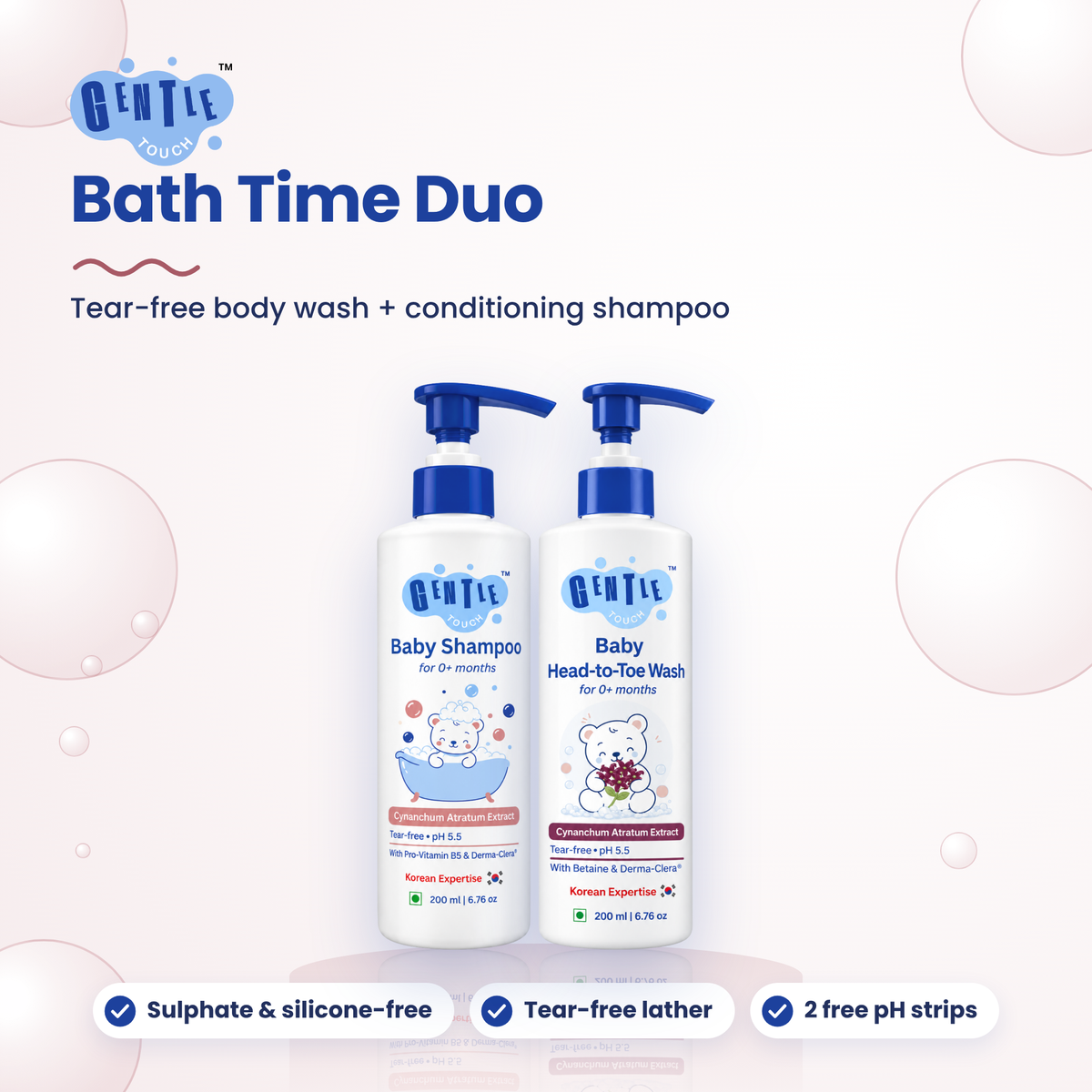 Bath Time Duo | Baby Wash + Shampoo