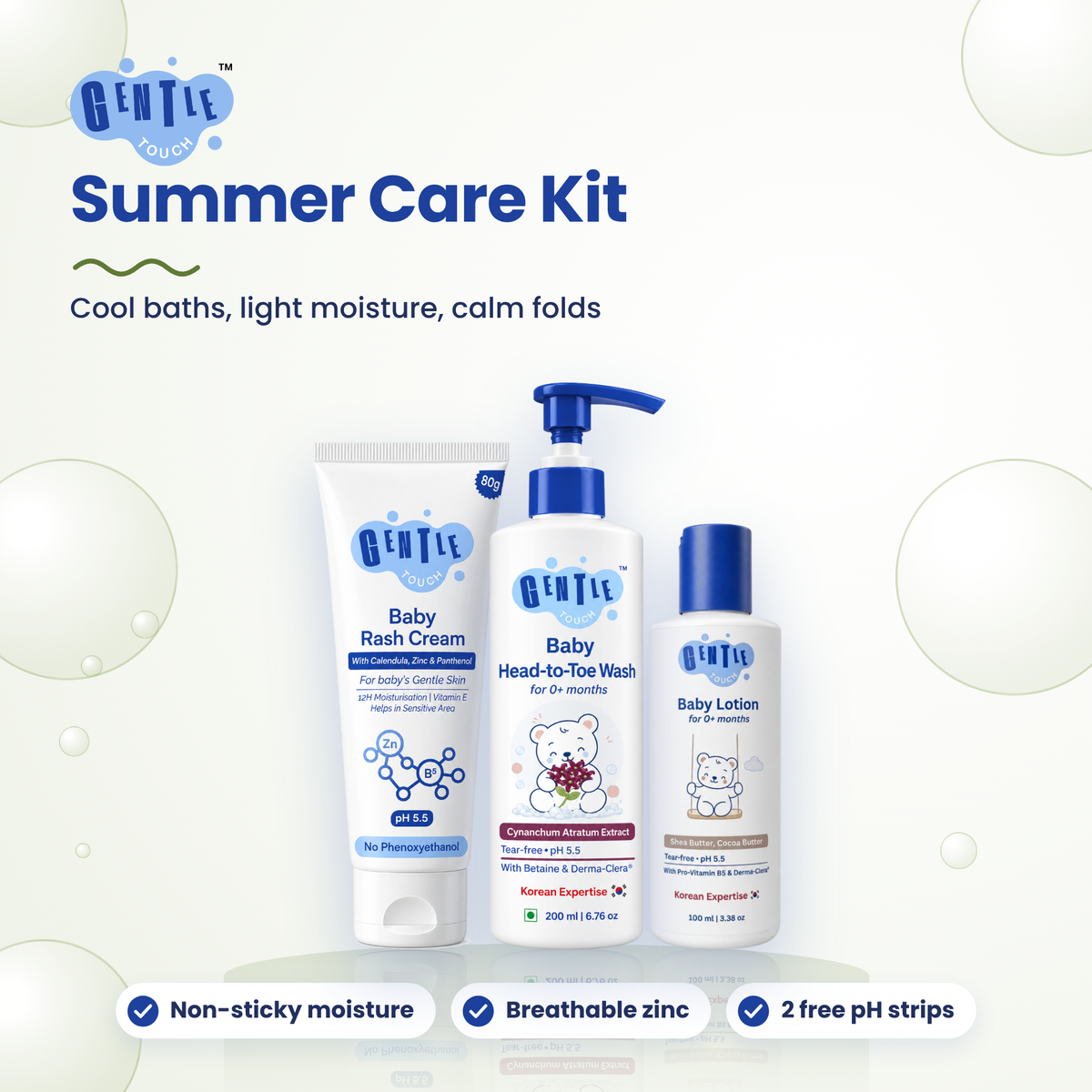 Summer Care Kit | Baby Sweat & Rash Care