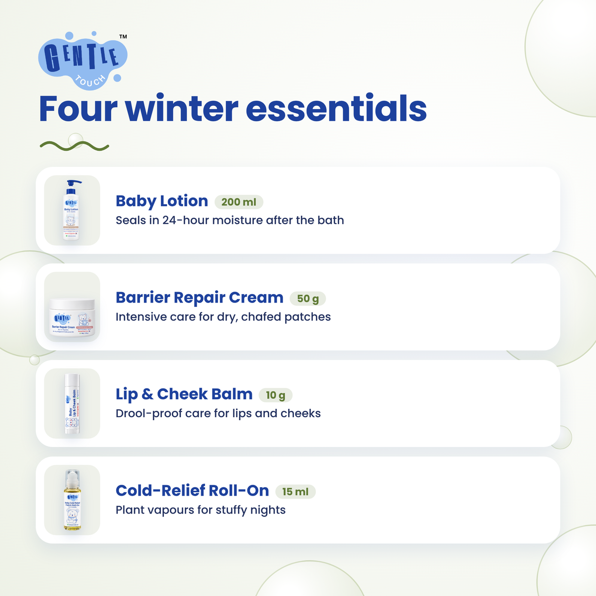 Winter Care Kit | Baby Dry Skin & Cold Care