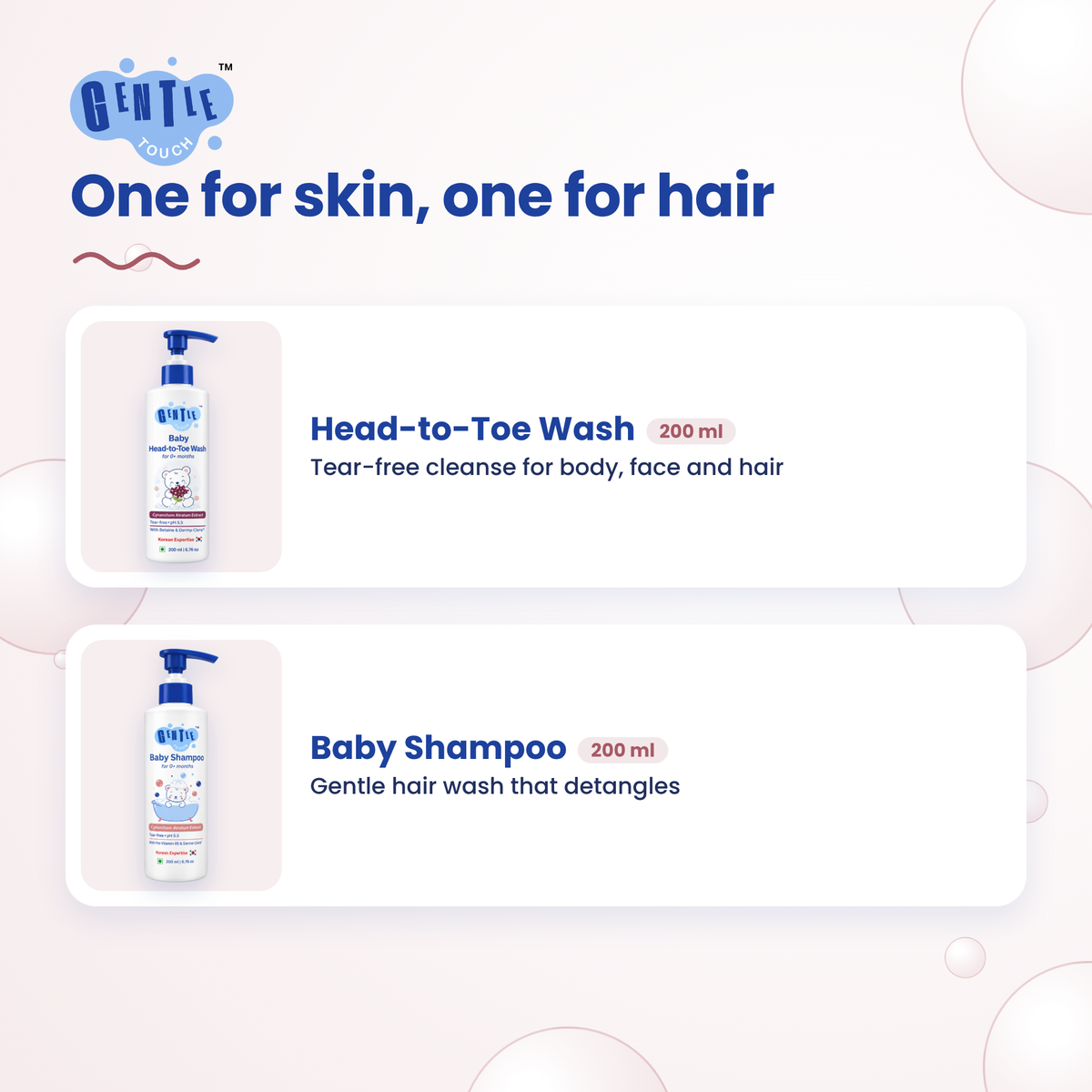 Bath Time Duo | Baby Wash + Shampoo