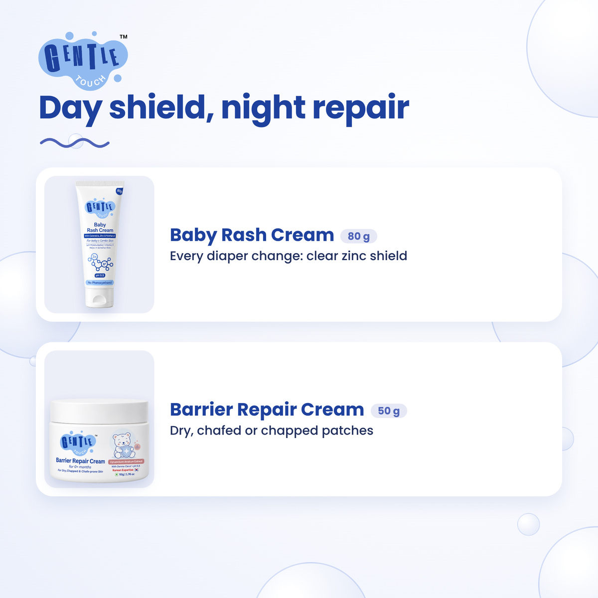 Day & Night Protect | Baby Rash + Repair Cream