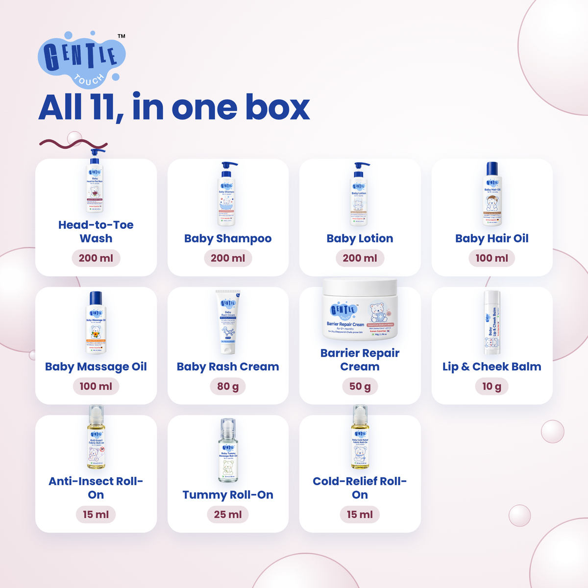 The Whole Gentle Touch Family | 11-Product Gift Box