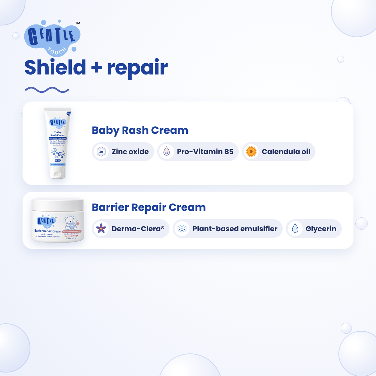 Day & Night Protect | Baby Rash + Repair Cream