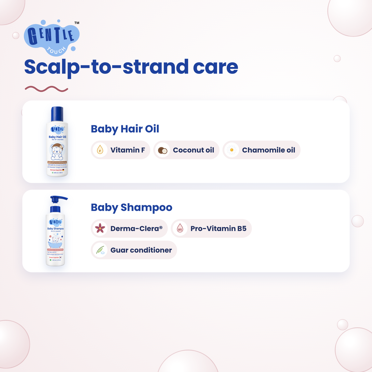 Hair Care Duo | Baby Hair Oil + Shampoo