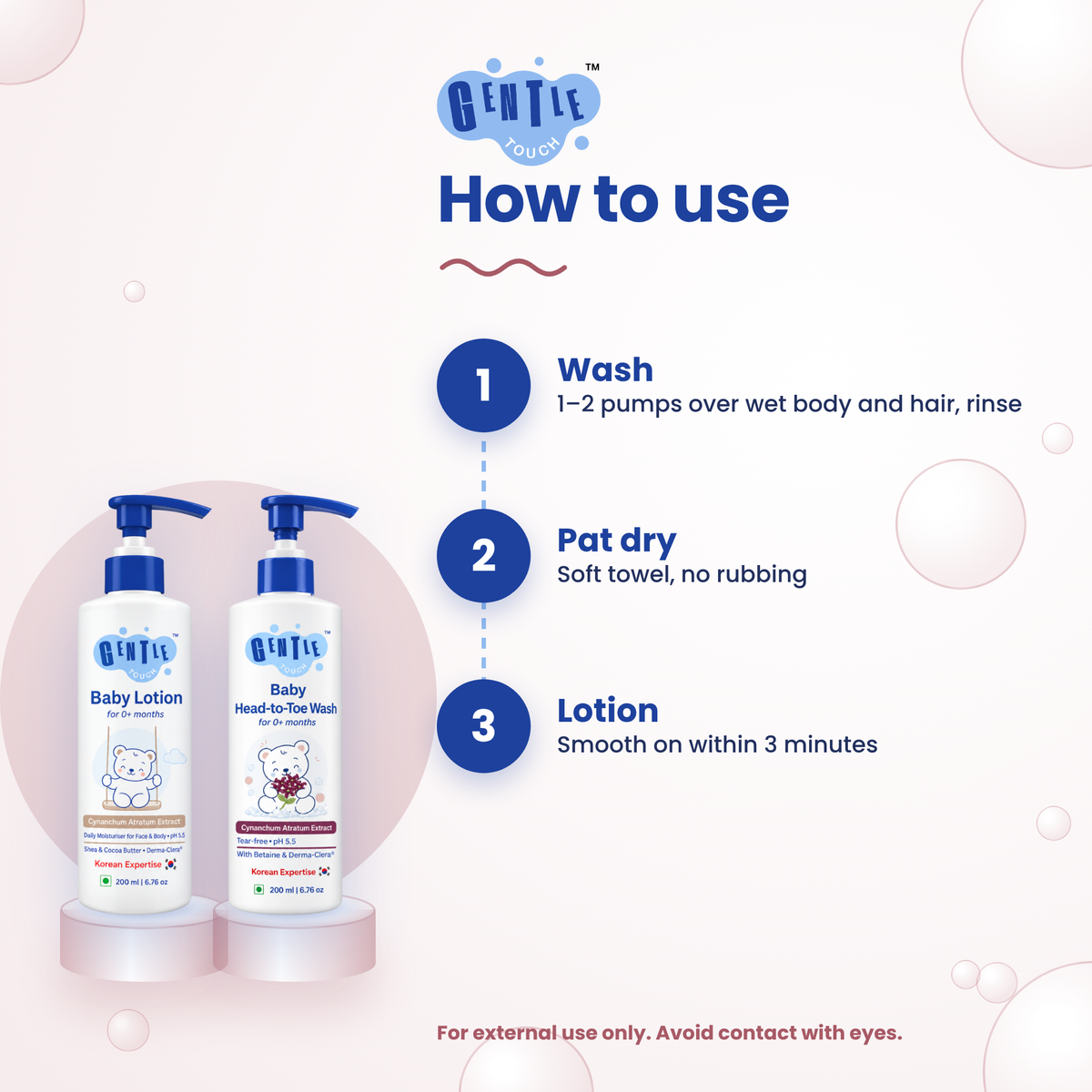 Bestseller Duo | Baby Wash + Lotion