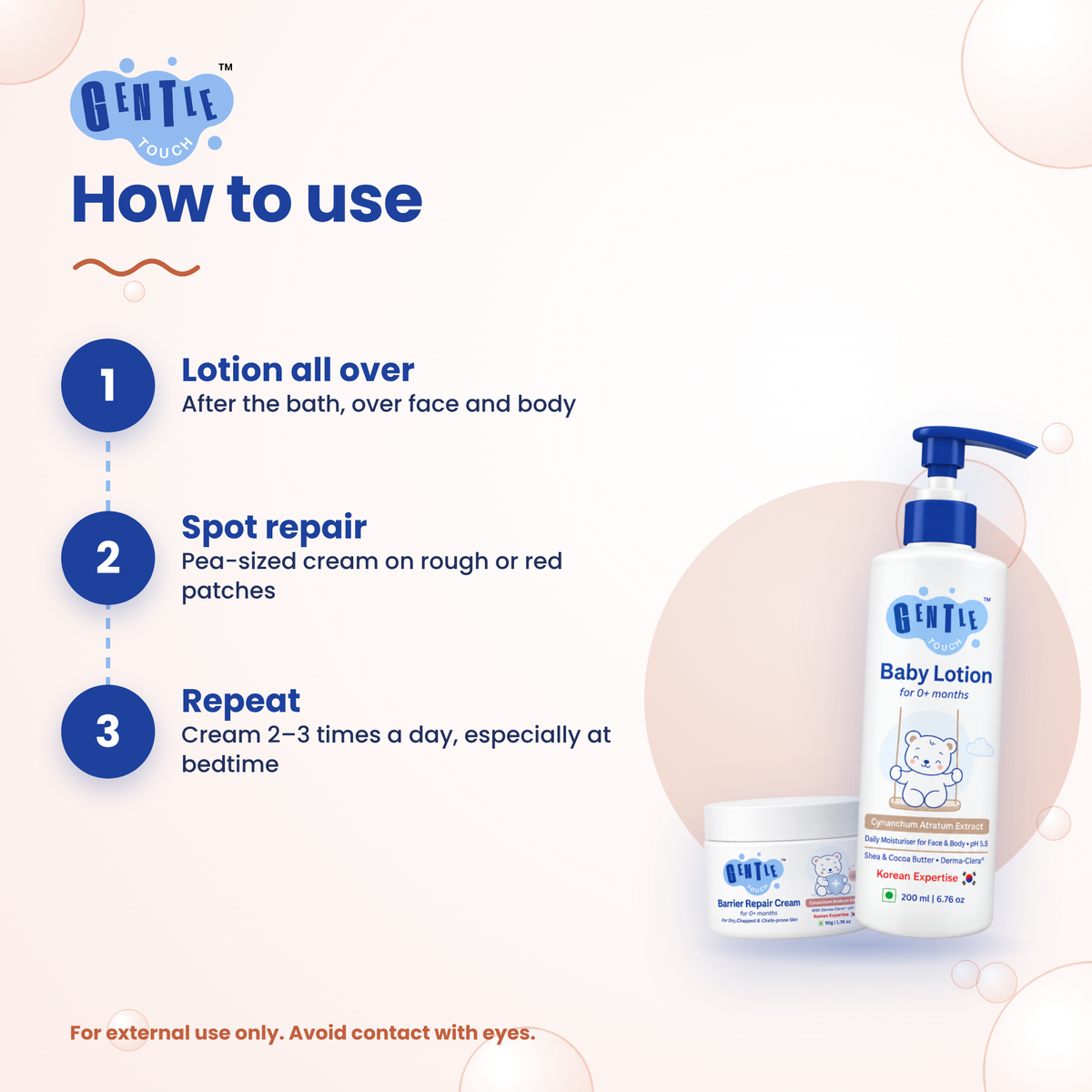 Dry Skin Rescue | Baby Lotion + Repair Cream