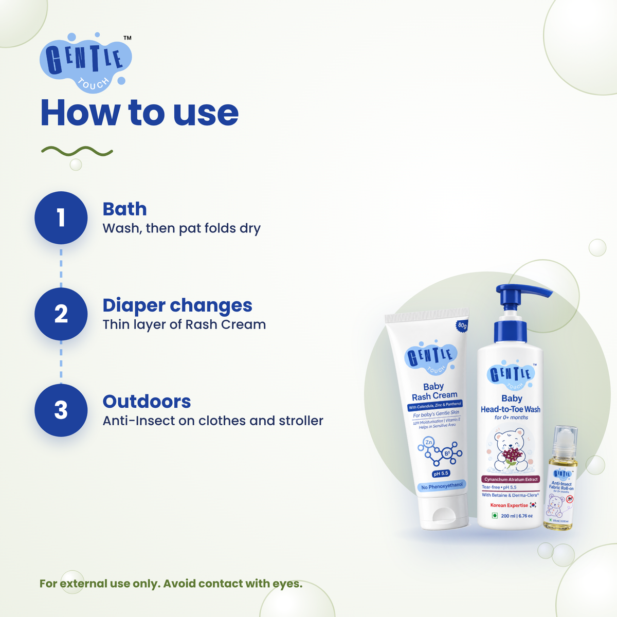 Monsoon Care Kit | Baby Rash & Insect Care