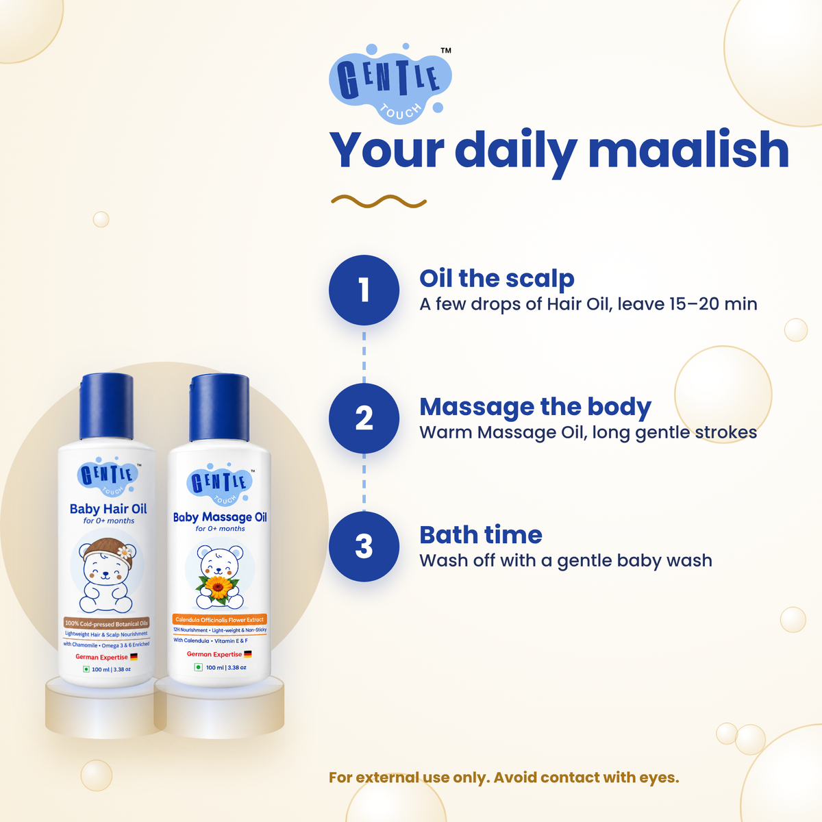 Oil-Up Duo | Baby Massage + Hair Oil