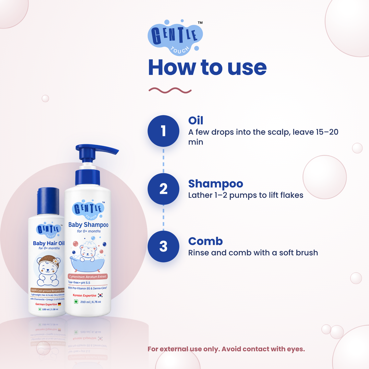 Hair Care Duo | Baby Hair Oil + Shampoo