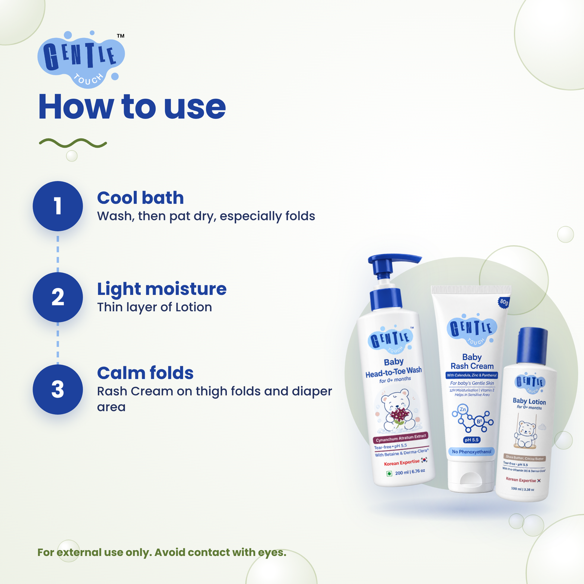 Summer Care Kit | Baby Sweat & Rash Care