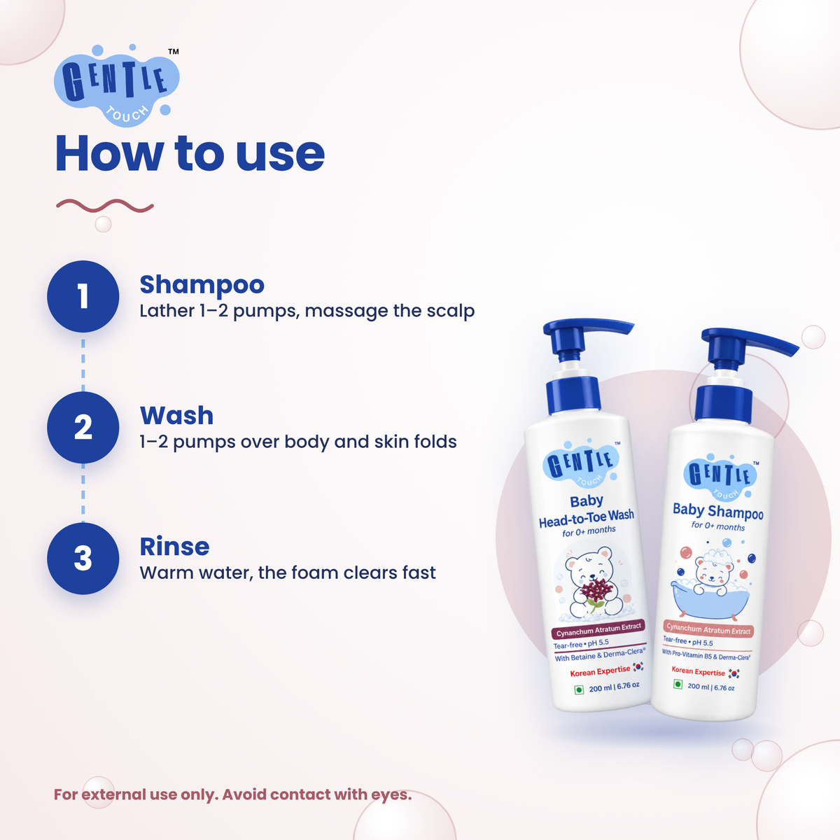 Bath Time Duo | Baby Wash + Shampoo
