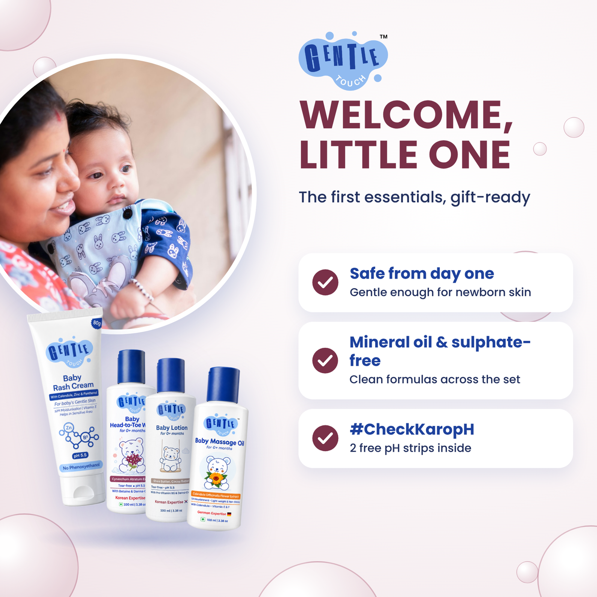 Welcome Baby Mini | 4-Essential Gift Box