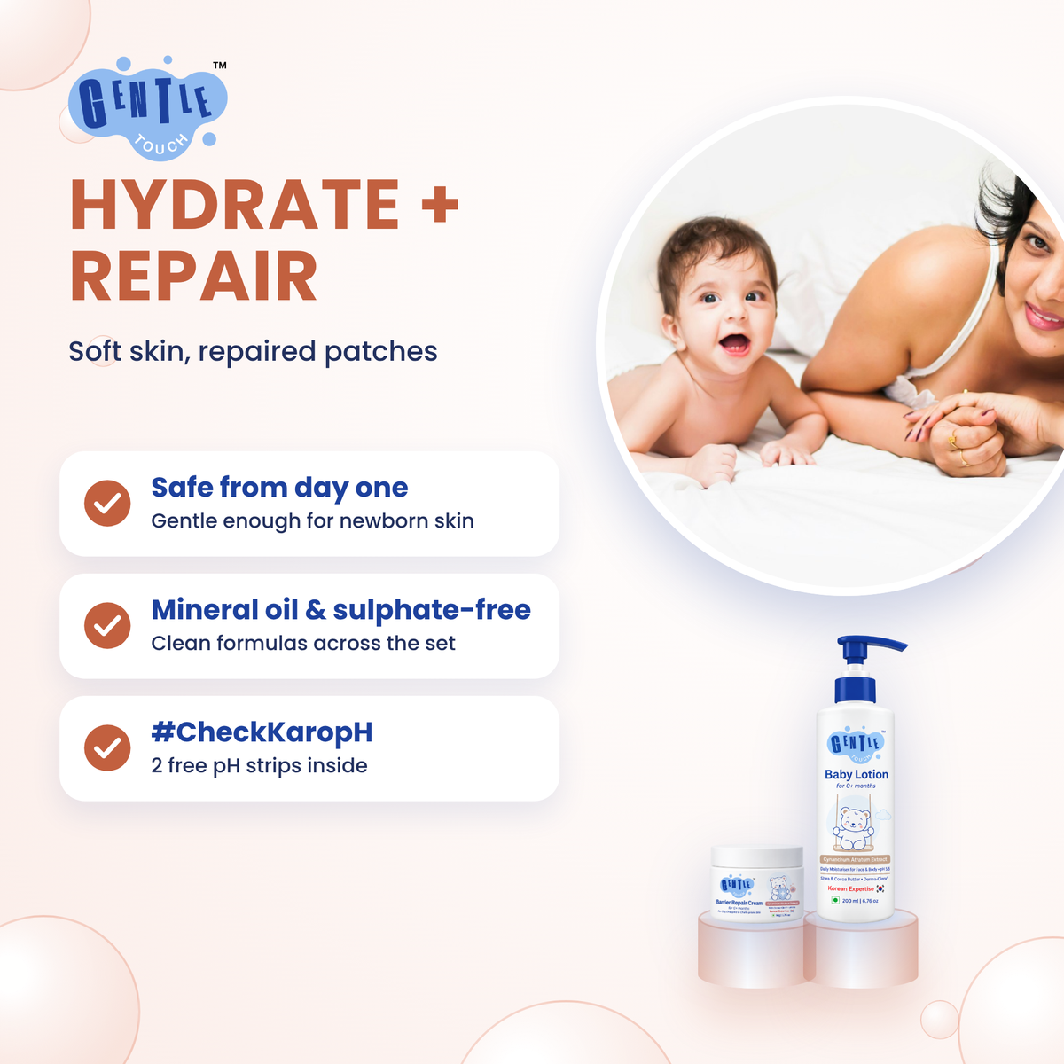 Dry Skin Rescue | Baby Lotion + Repair Cream
