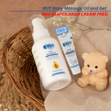 Gentle Touch Organic Calendula Baby Massage Oil – Non-Sticky & Fragrance-Free